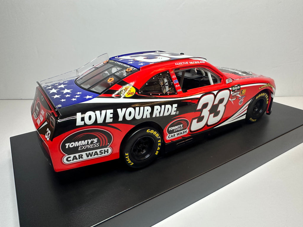 2026 Cleetus McFarland #33 Tommy’s Car Wash RCR Diecast