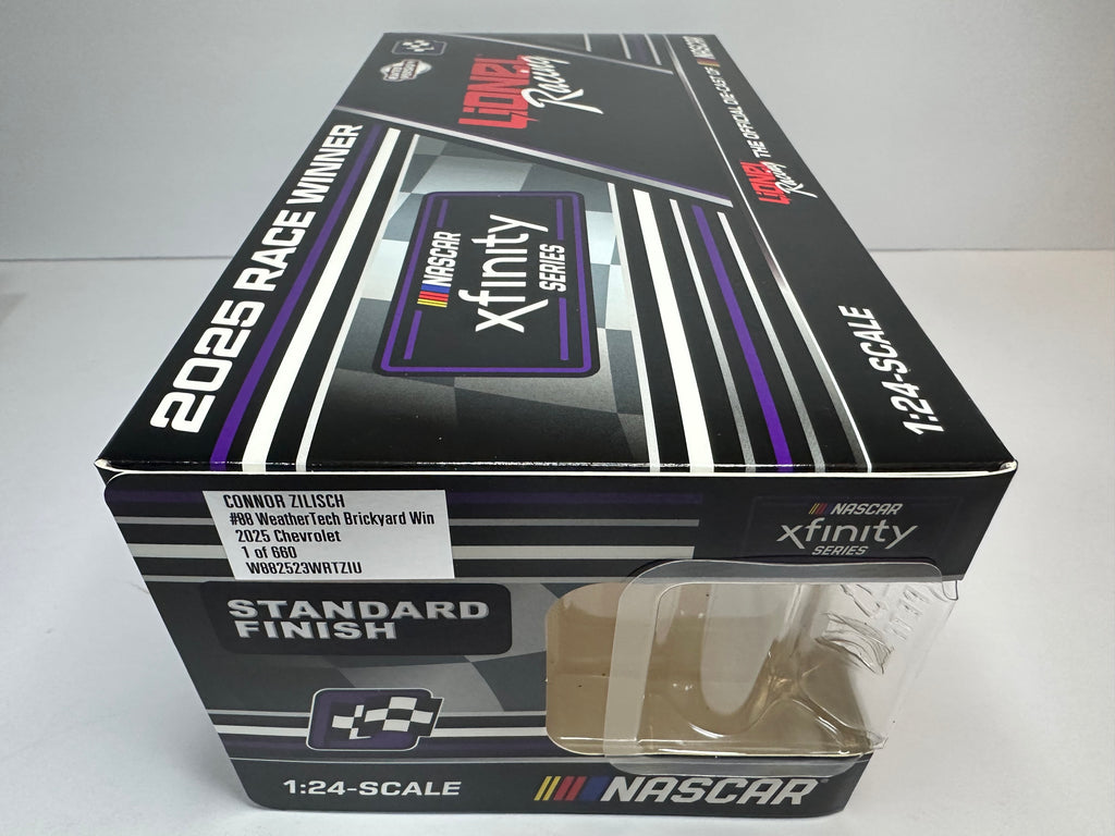 2025 Connor Zilisch #88 Weathertech Indy Brickyard Win NASCAR Diecast 1:24