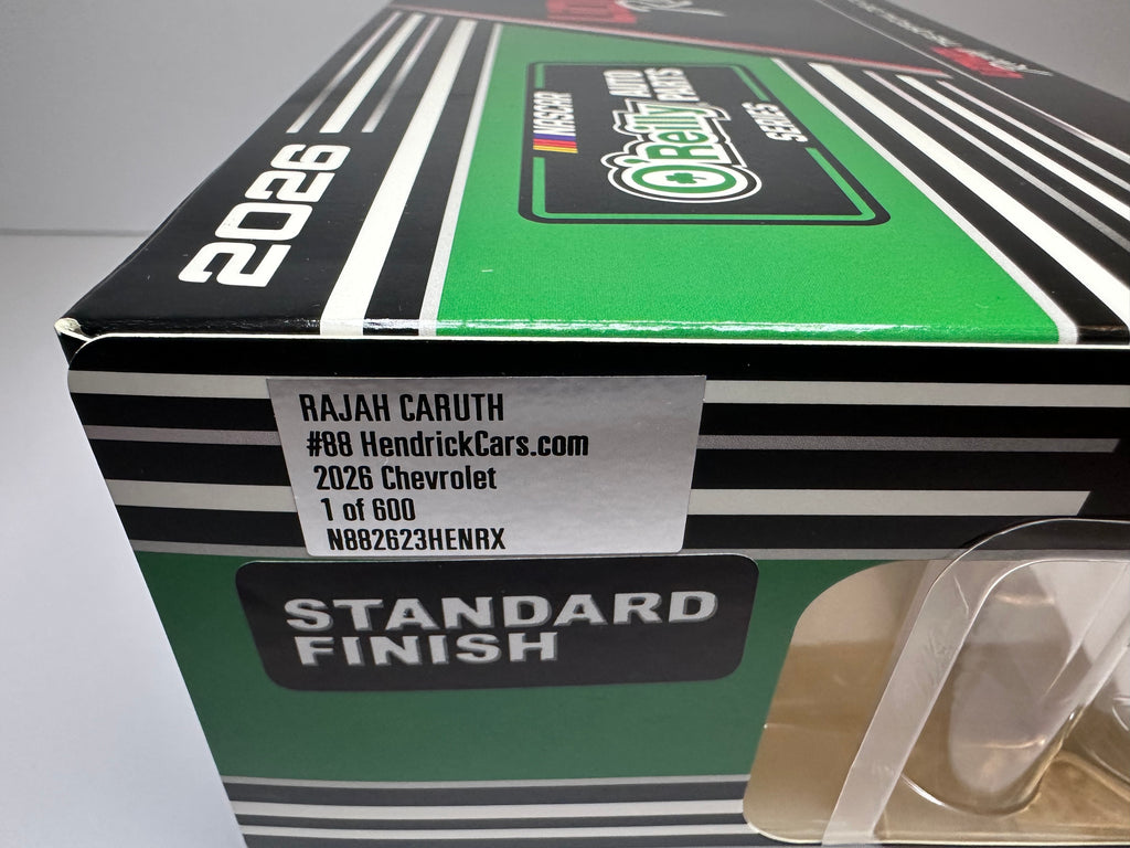 2026 Rajah Caruth #88 HendrickCars.com O’Reilly ARC Lionel NASCAR Diecast 1:24