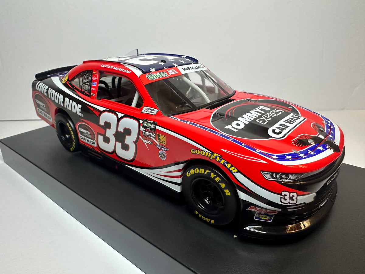 2026 Cleetus McFarland #33 Tommy’s Car Wash RCR Diecast