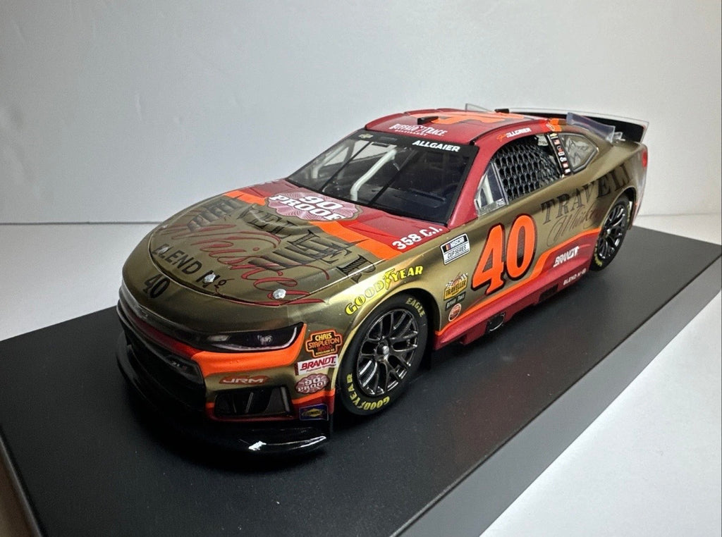 2026 Justin Allgaier #40 Traveller Whiskey Color Chrome Chevy Camaro Diecast 1:24