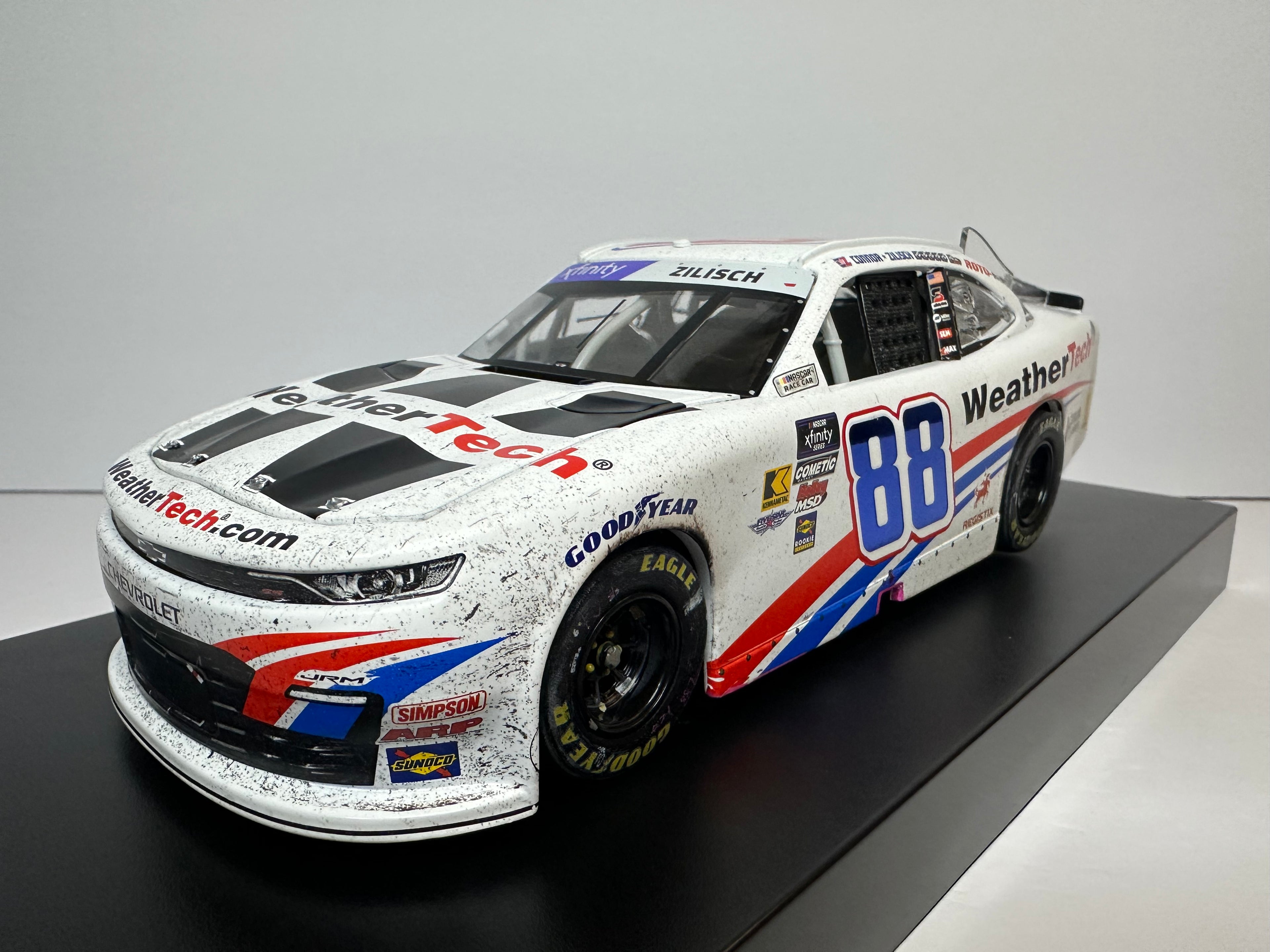 2025 Connor Zilisch #88 Weathertech Indy Brickyard Win NASCAR Diecast 1:24