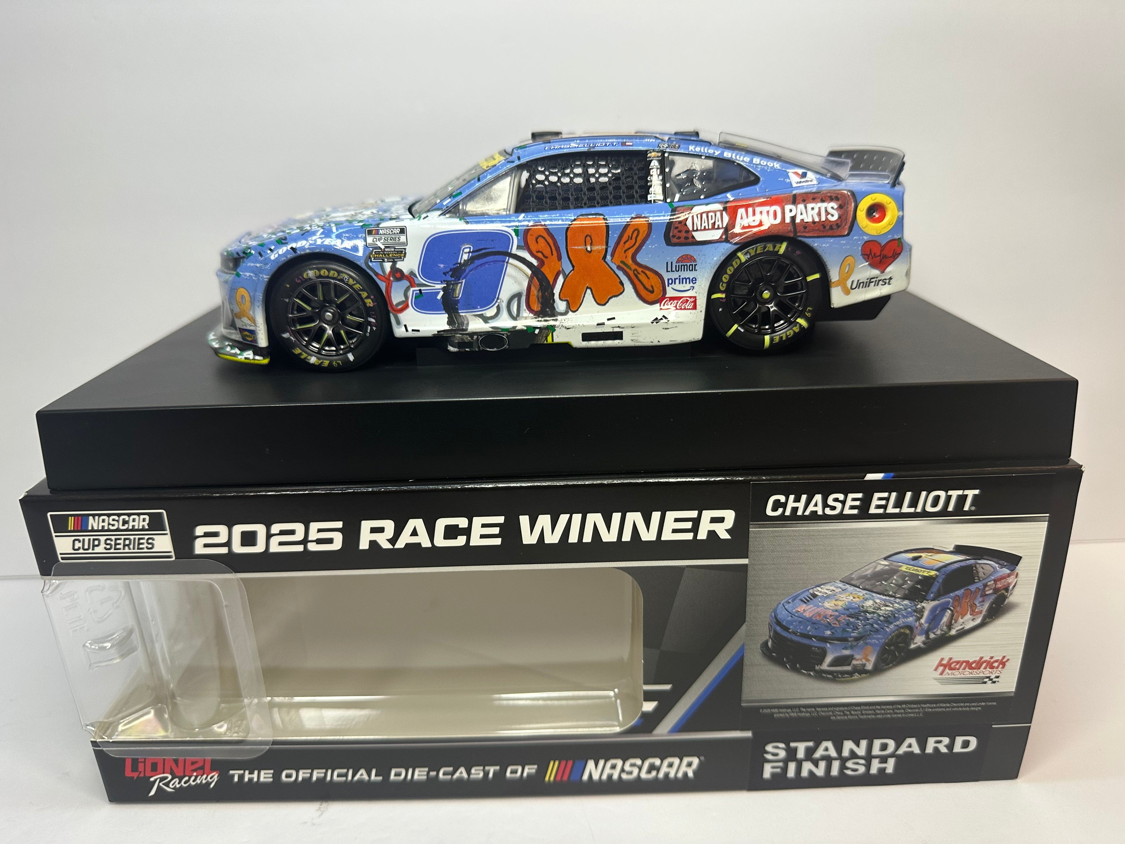 2025 Chase Elliott #9 NAPA Children’s Atlanta 6/28 Win NASCAR Diecast 1:24
