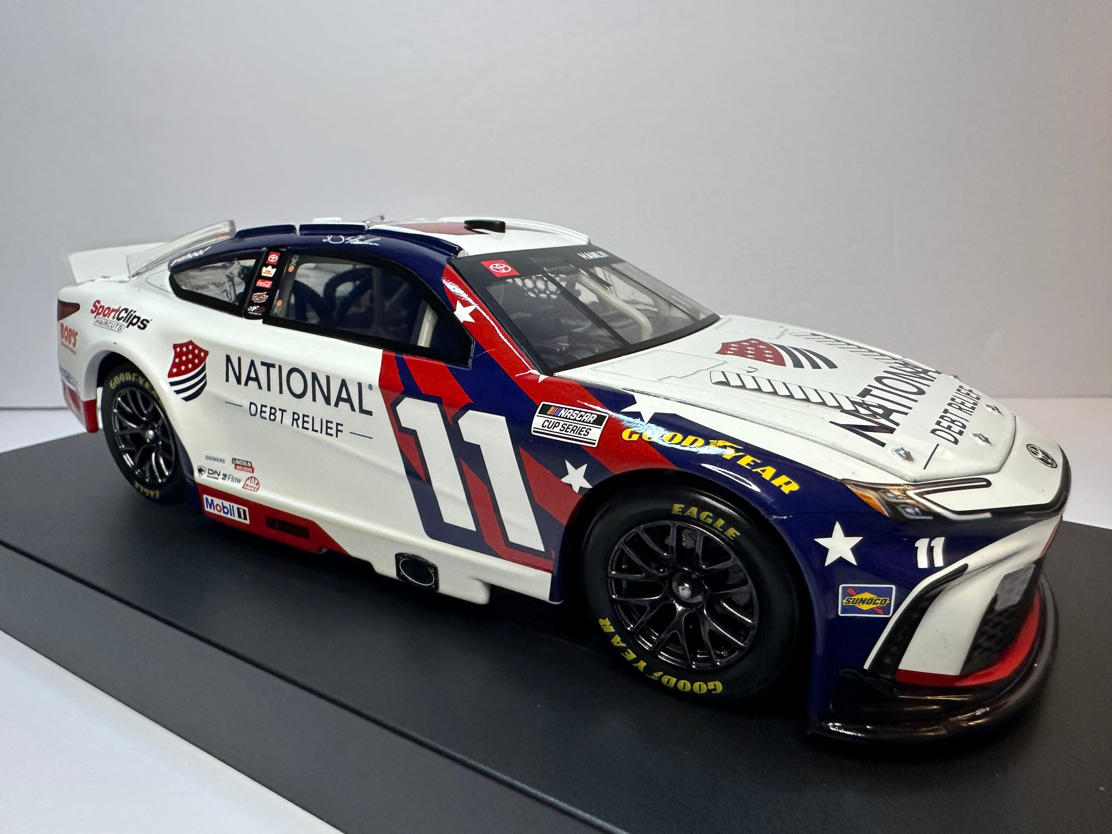 2026 Denny Hamlin #11 National Debt Relief Toyota Diecast 1:24