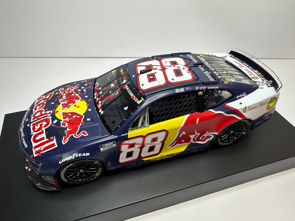 2025 Shane van Gisbergen #88 Red Bull Sonoma 7/13 Win NASCAR Diecast 1:24