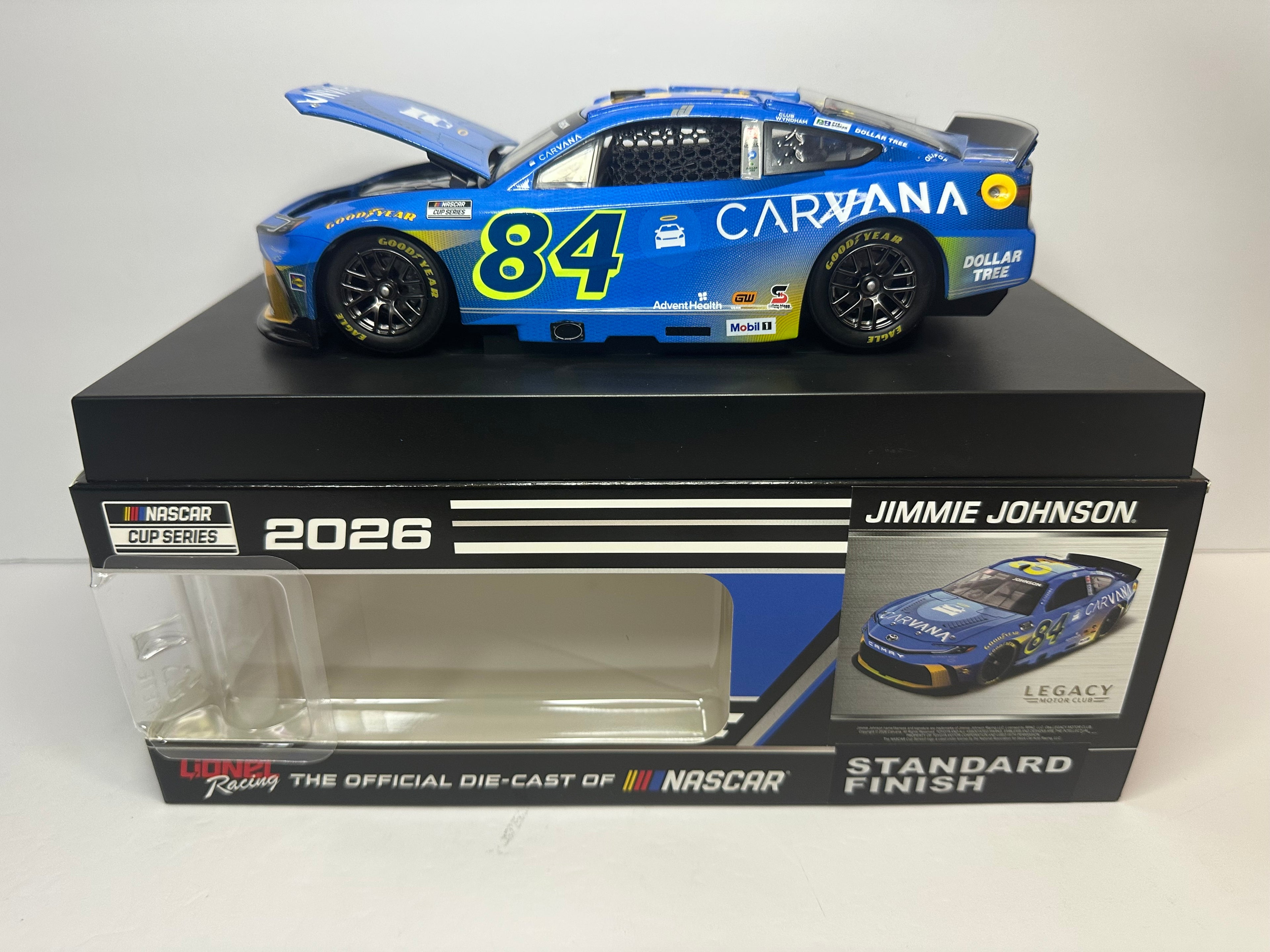 2026 Jimmie Johnson #84 Carvana Toyota NASCAR Diecast 1:24