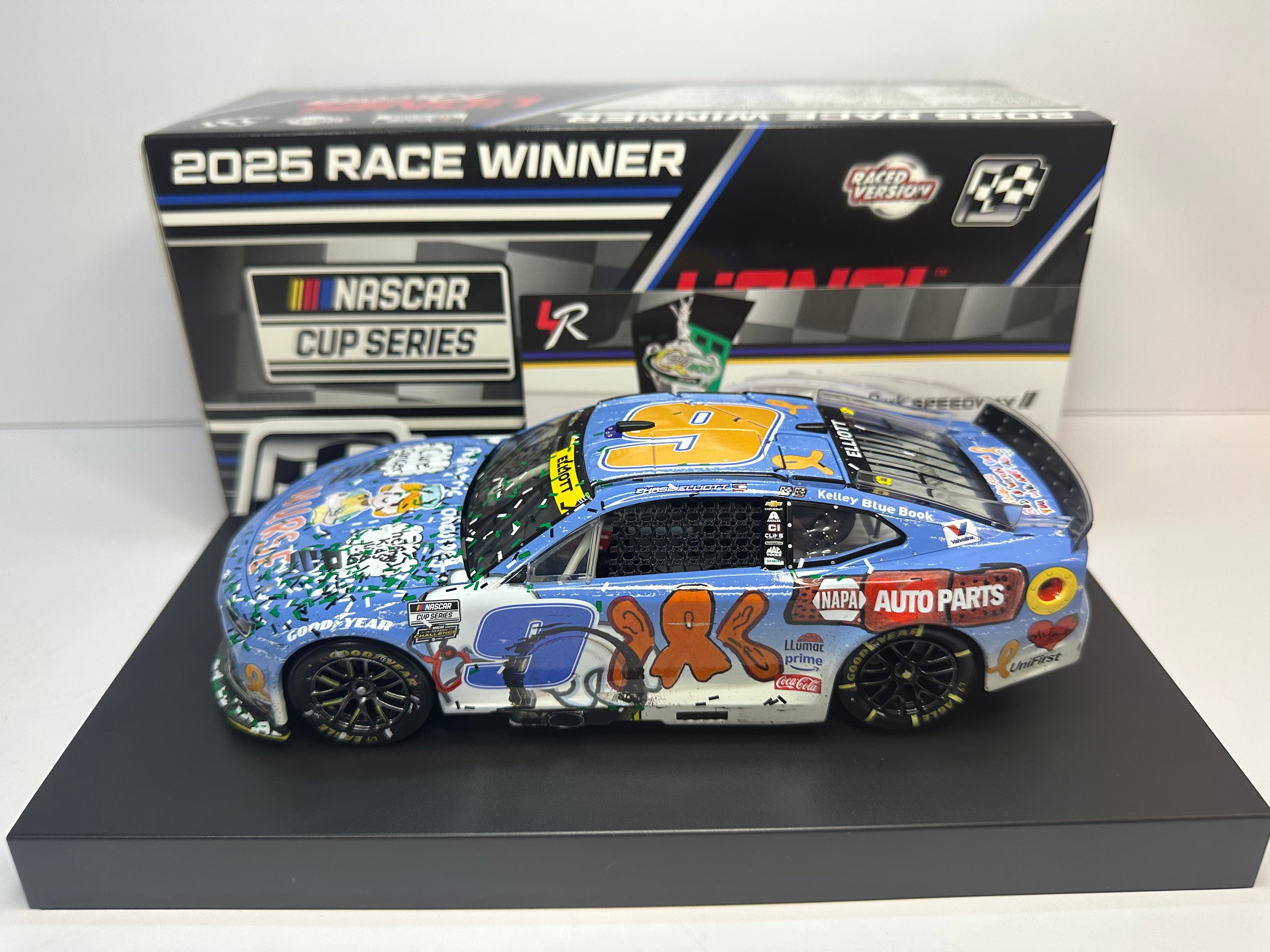 2025 Chase Elliott #9 NAPA Children’s Atlanta 6/28 Win NASCAR Diecast 1:24
