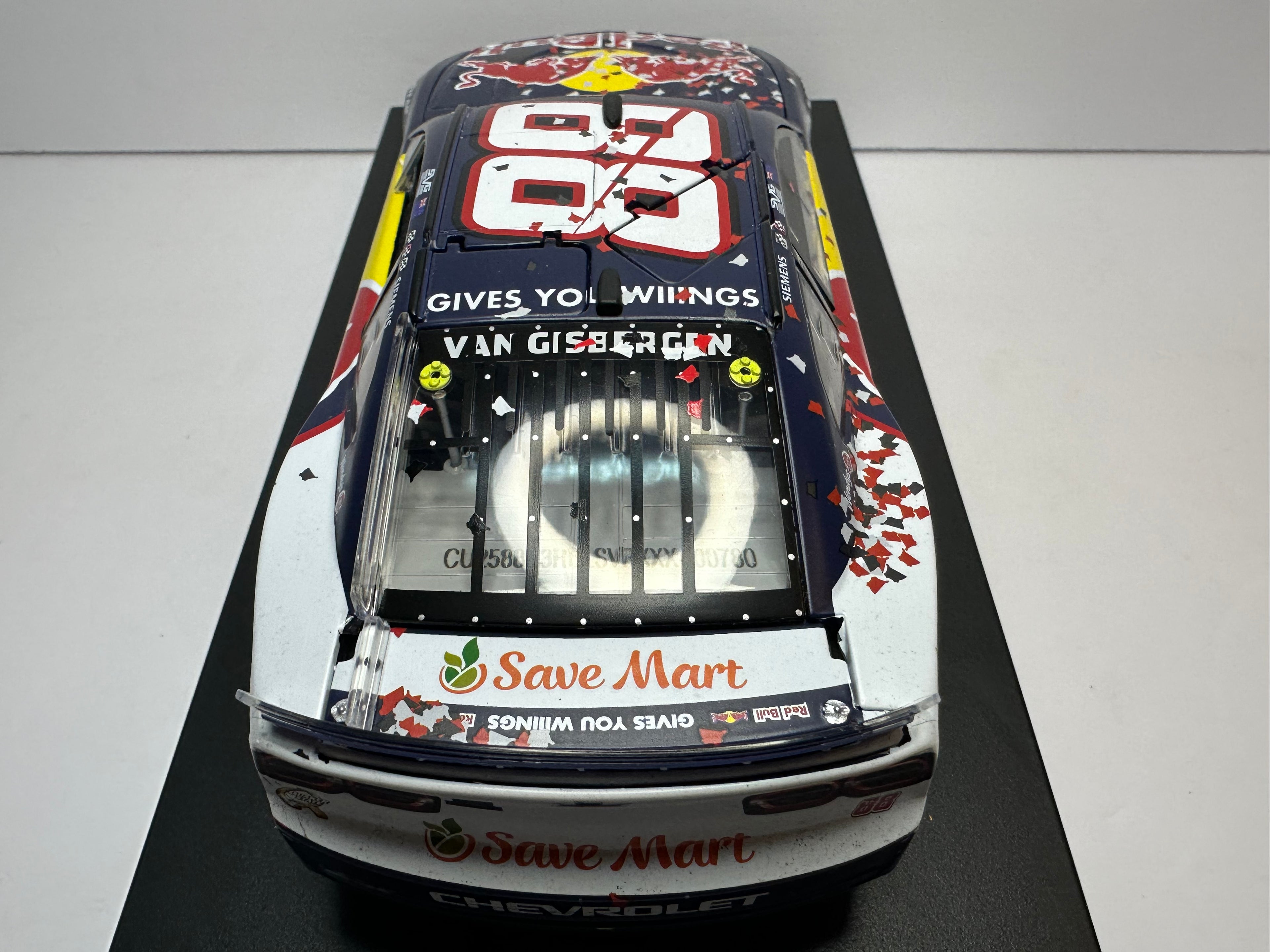 2025 Shane van Gisbergen #88 Red Bull Sonoma 7/13 Win NASCAR Diecast 1:24