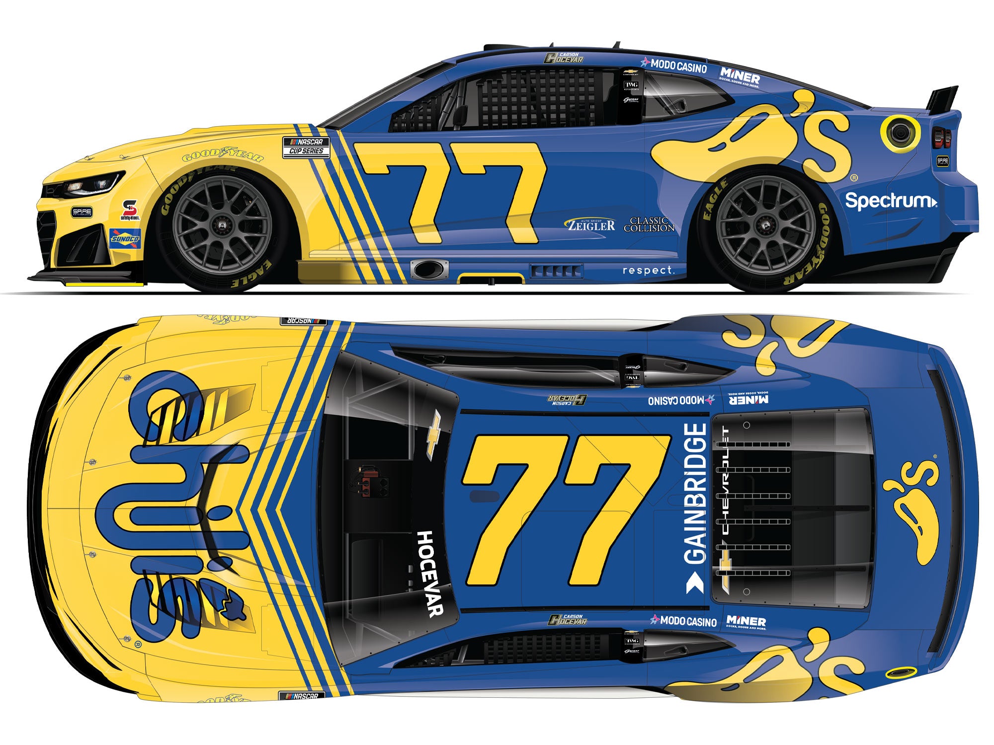 2026 Carson Hocevar #77 Chili’s Marg Machine Diecast *PREORDER*