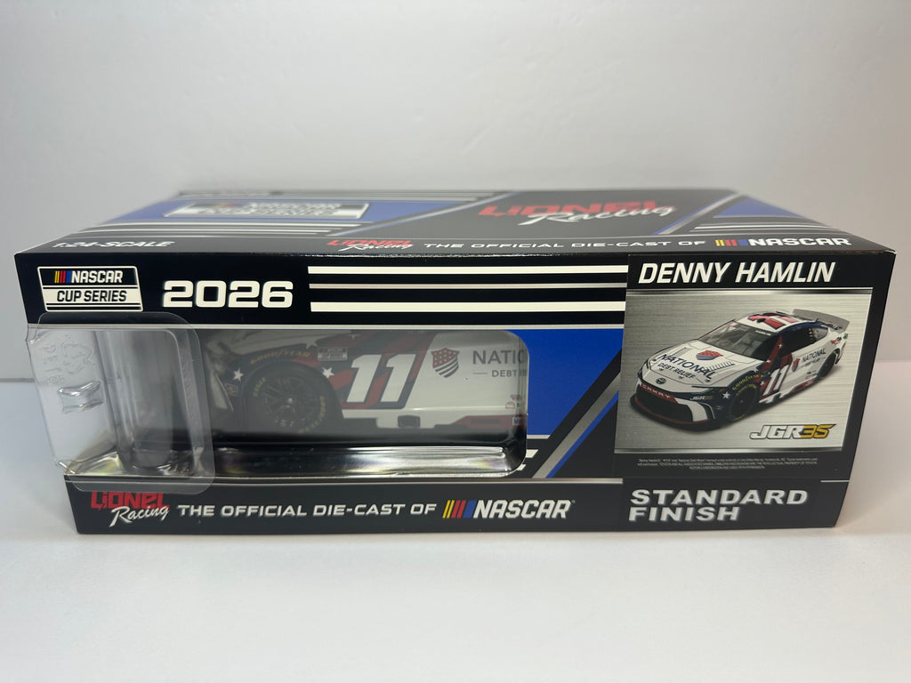 2026 Denny Hamlin #11 National Debt Relief Toyota Diecast 1:24