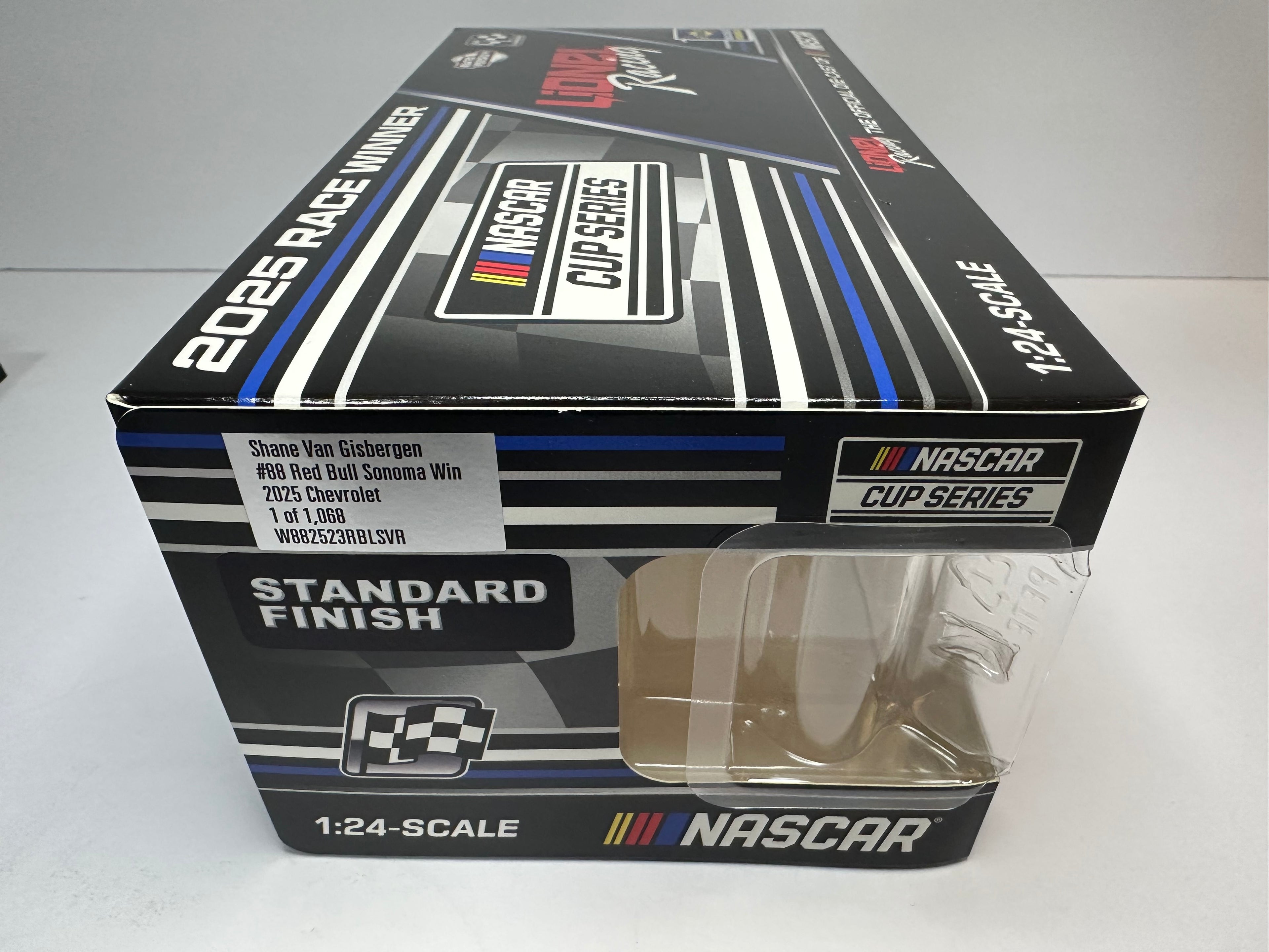 2025 Shane van Gisbergen #88 Red Bull Sonoma 7/13 Win NASCAR Diecast 1:24