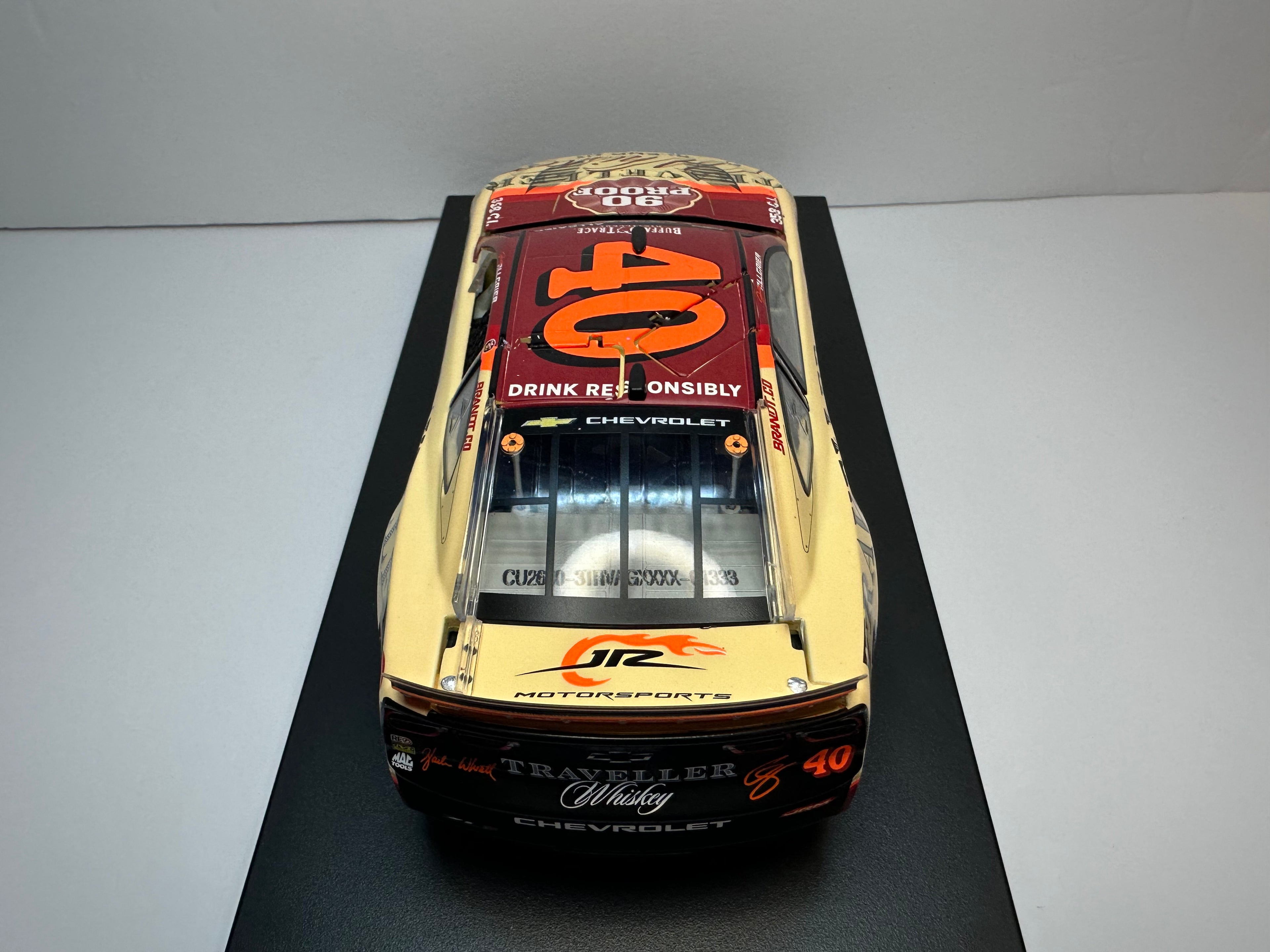 2026 Justin Allgaier #40 Traveller Whiskey Daytona 500 JRM Diecast 1:24
