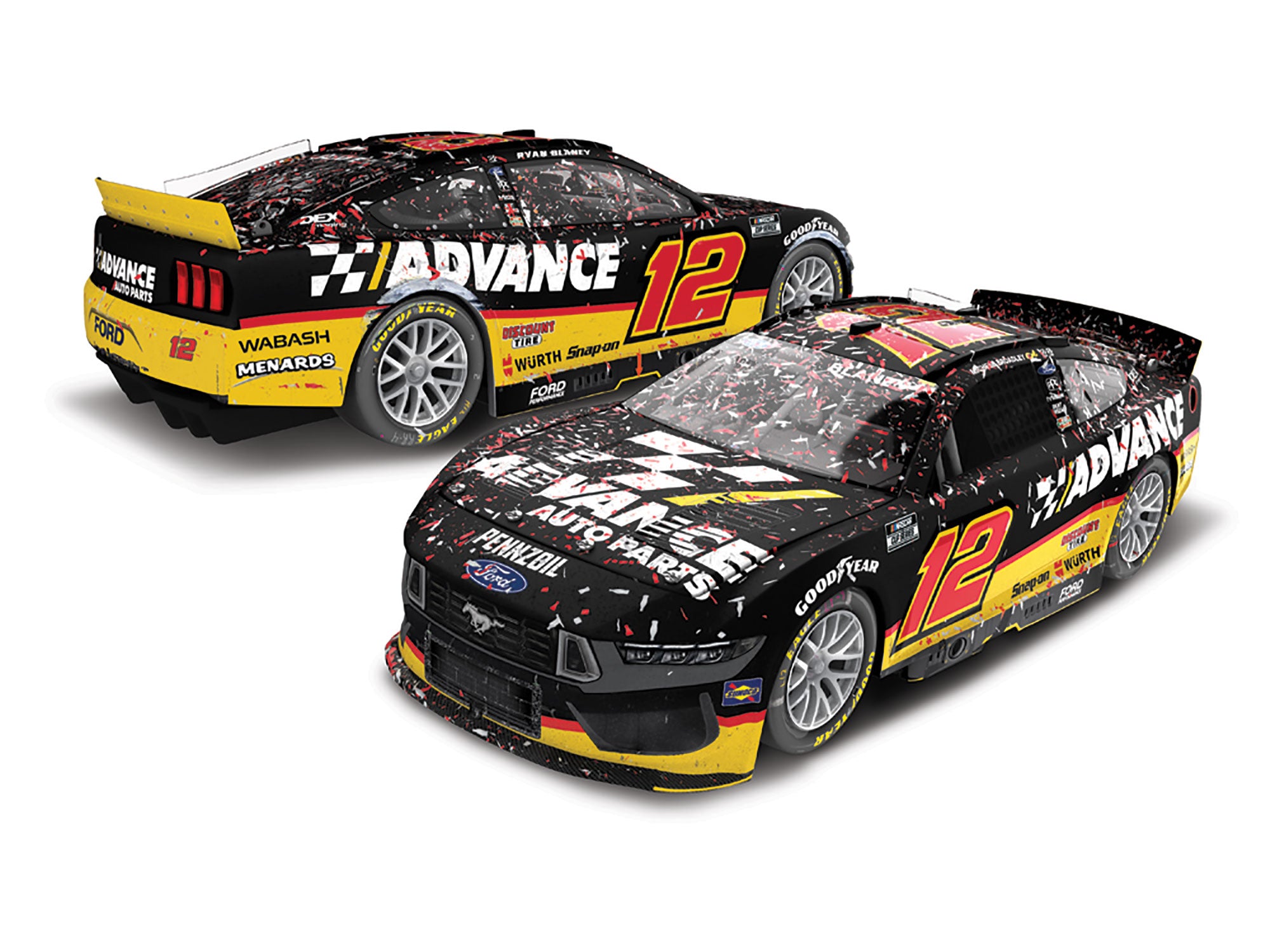 2025 Ryan Blaney #12 Daytona Win Diecast *PREORDER*