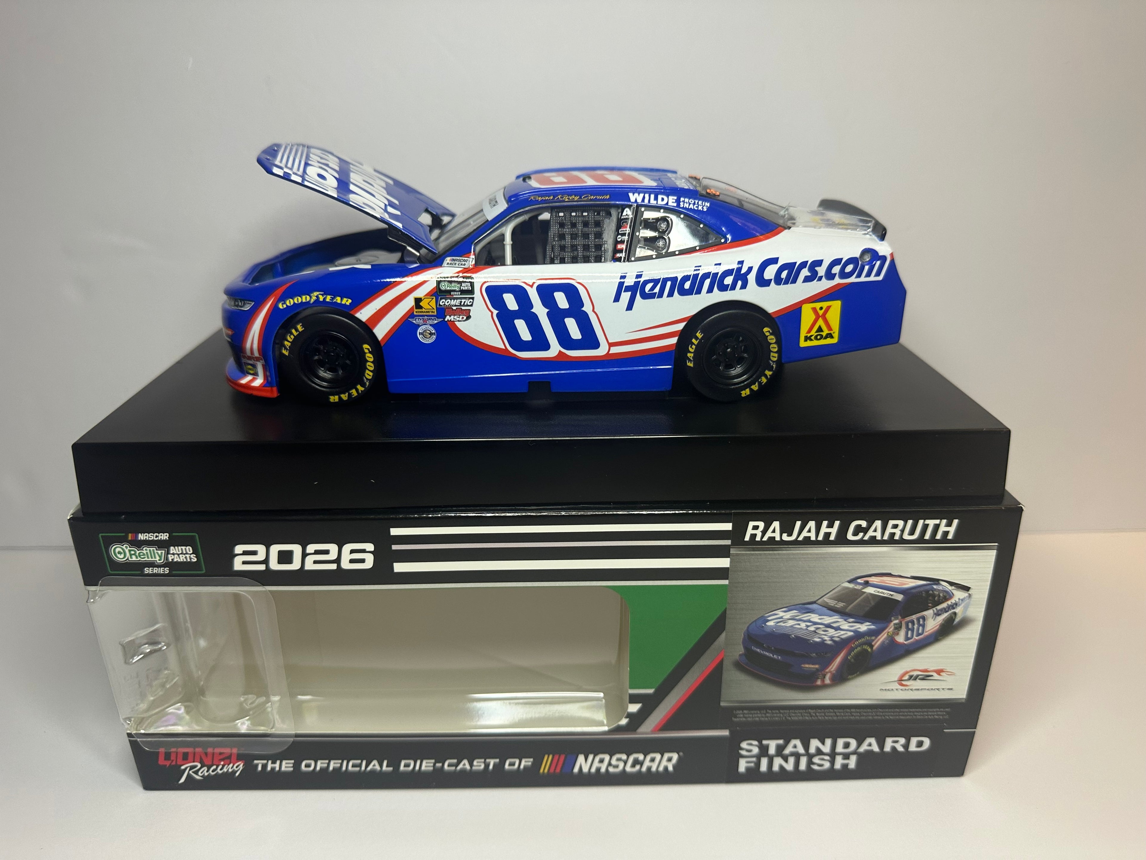 2026 Rajah Caruth #88 HendrickCars.com O’Reilly ARC Lionel NASCAR Diecast 1:24