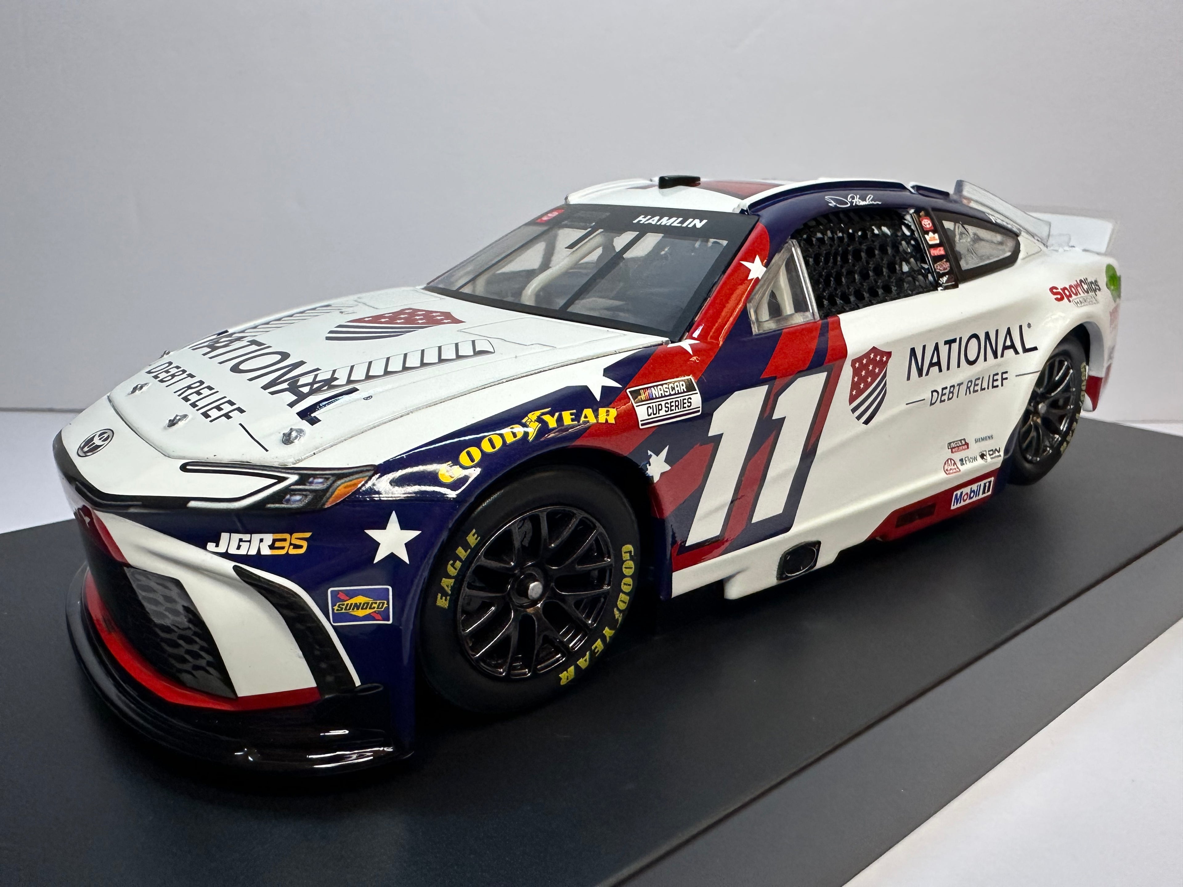 2026 Denny Hamlin #11 National Debt Relief Toyota Diecast 1:24
