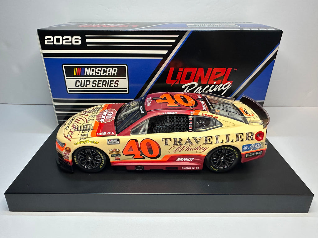 2026 Justin Allgaier #40 Traveller Whiskey Daytona 500 JRM Diecast 1:24