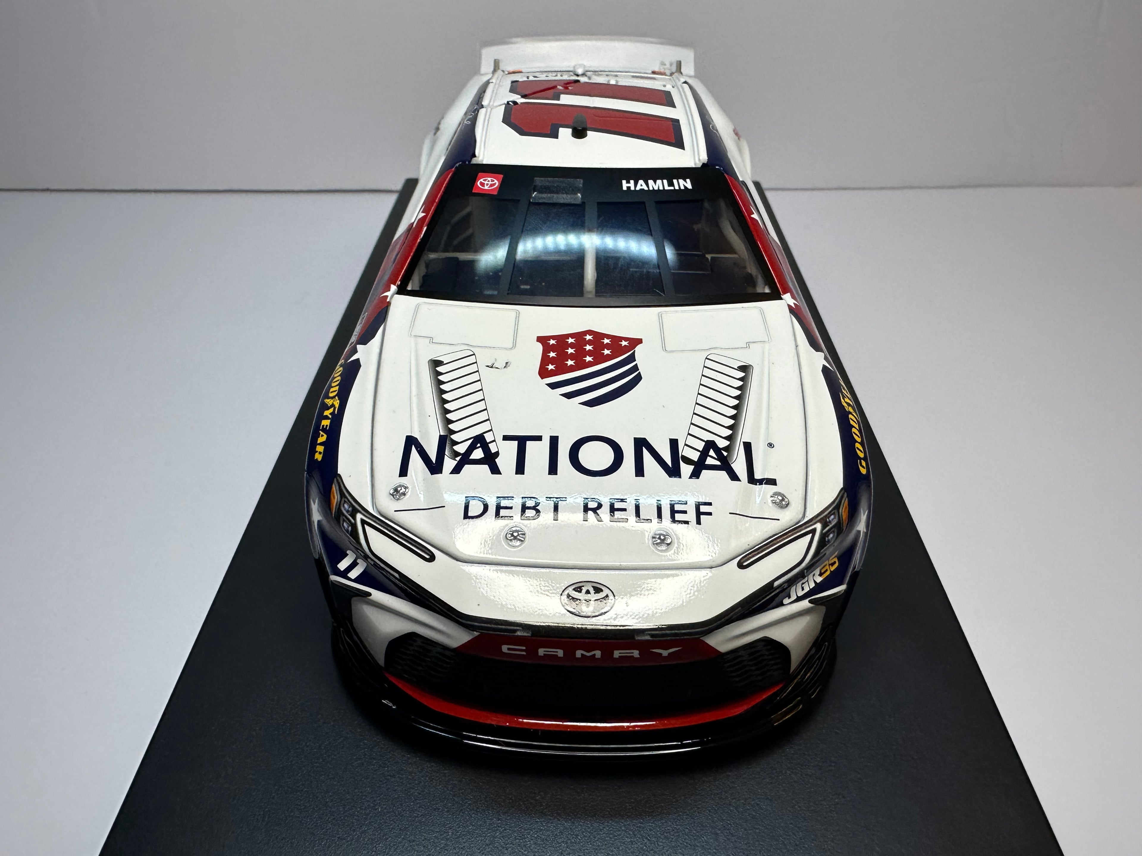 2026 Denny Hamlin #11 National Debt Relief Toyota Diecast 1:24