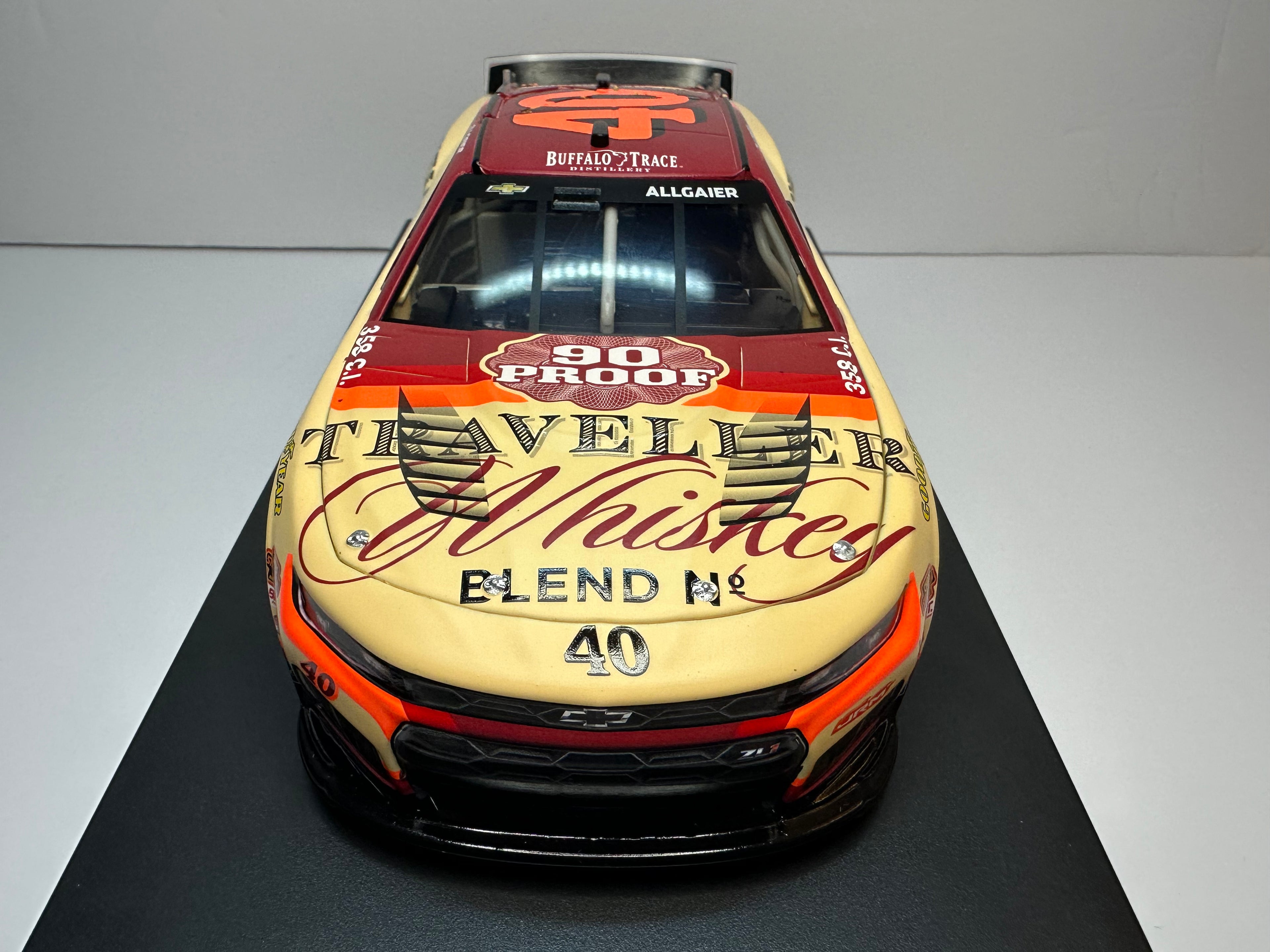 2026 Justin Allgaier #40 Traveller Whiskey Daytona 500 JRM Diecast 1:24