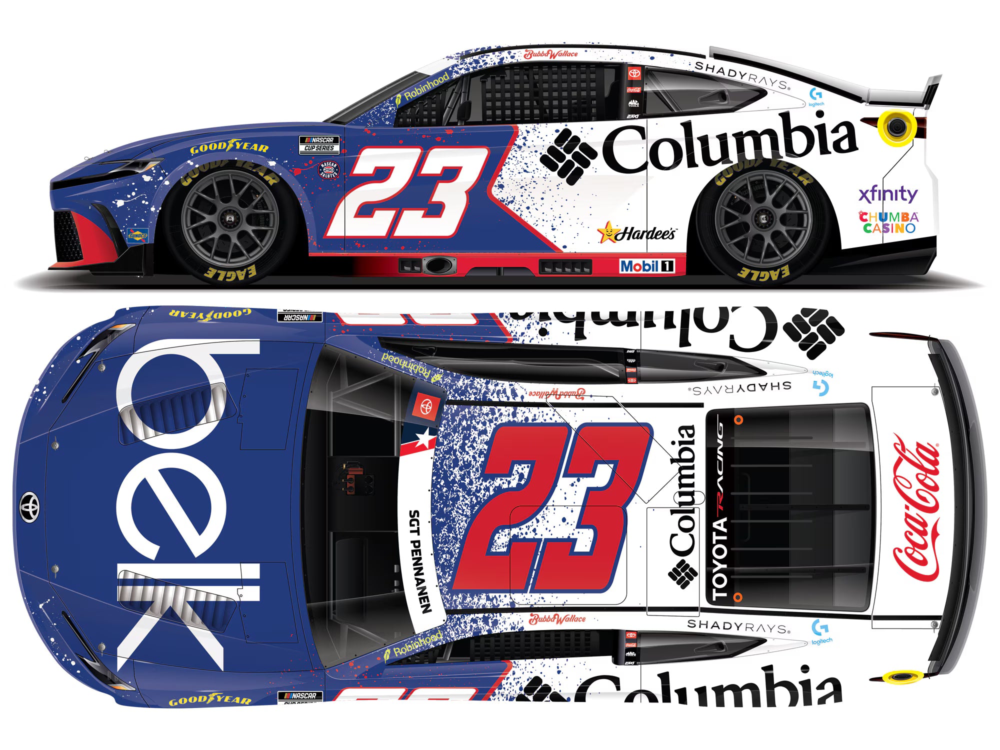 2026 Bubba Wallace #23 Belk Columbia Diecast *PREORDER*